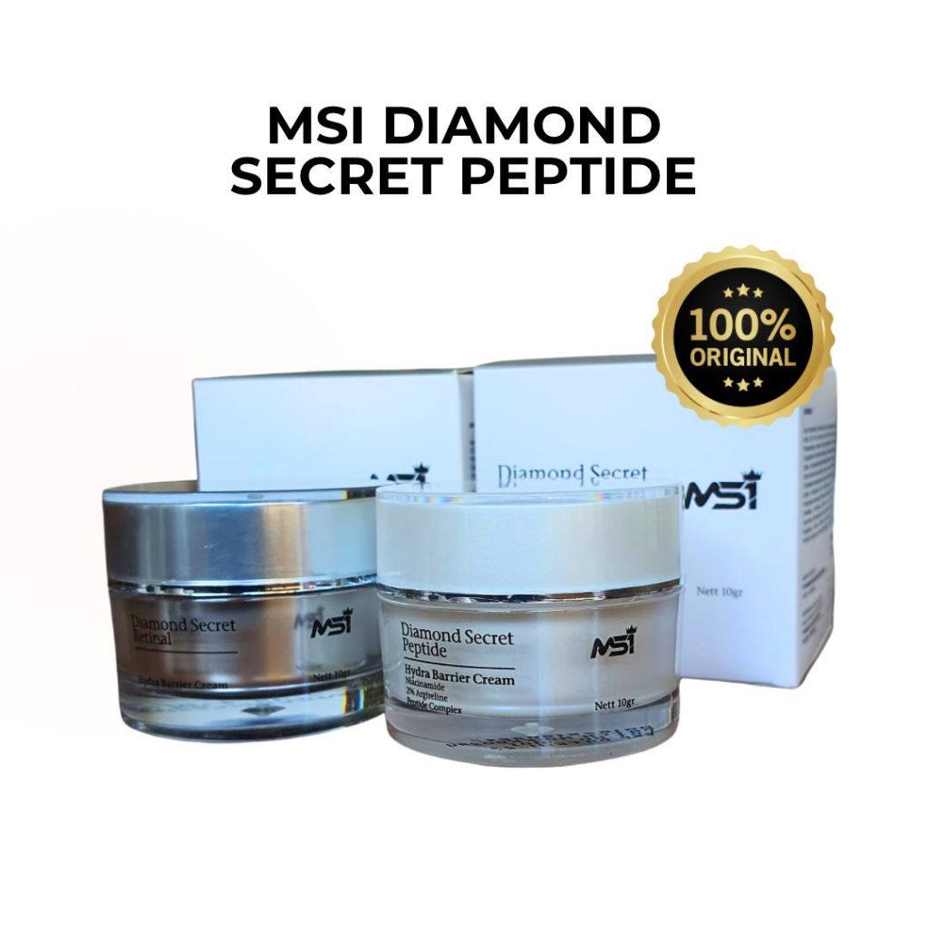 PAKET MSI DIAMOND SECRET PEPTIDE+RETINAL HYDRA BARRIER CREAM