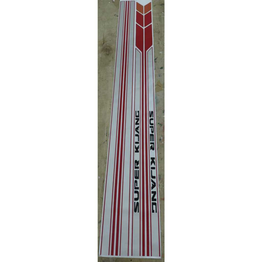 Stiker mobil kijang super/Sticker Lis body Kijang Super long
