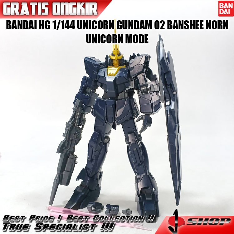 BANDAI HG 1/144 UNICORN GUNDAM 02 BANSHEE NORN UNICORN MODE HG4049