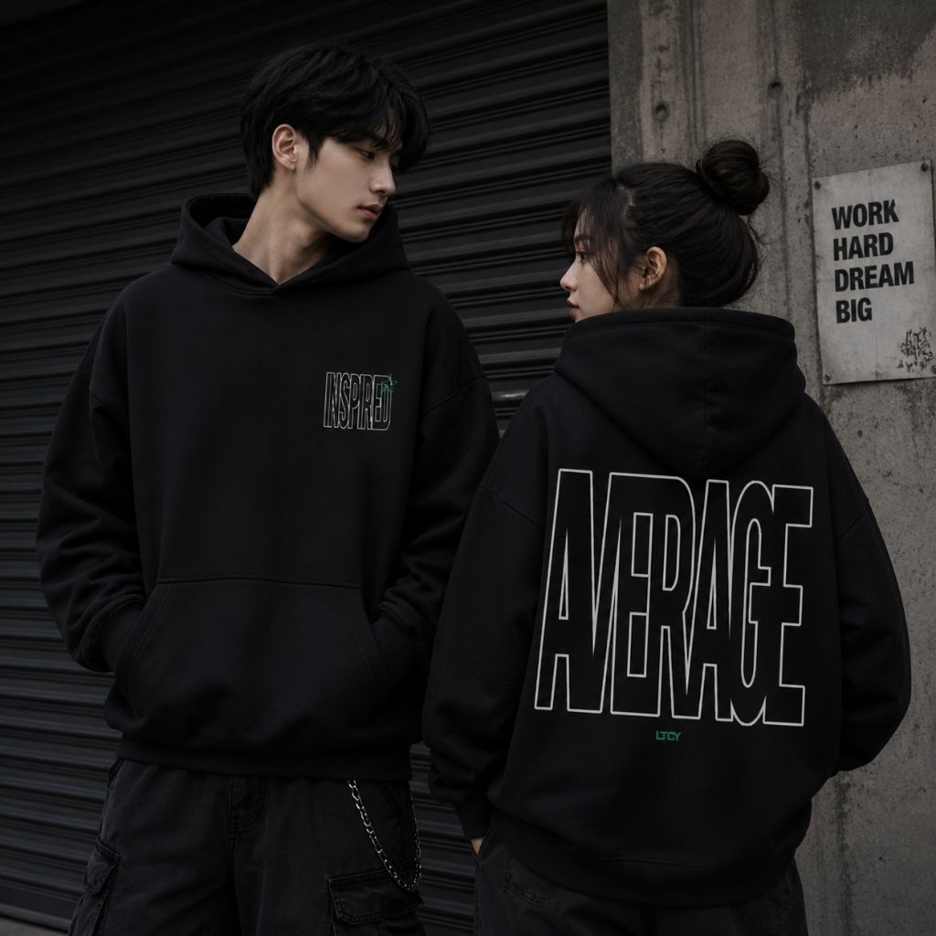 Lettucy Hoodie Boxy Fleece Cotton Cvc | Hoodie Boxy Inspired