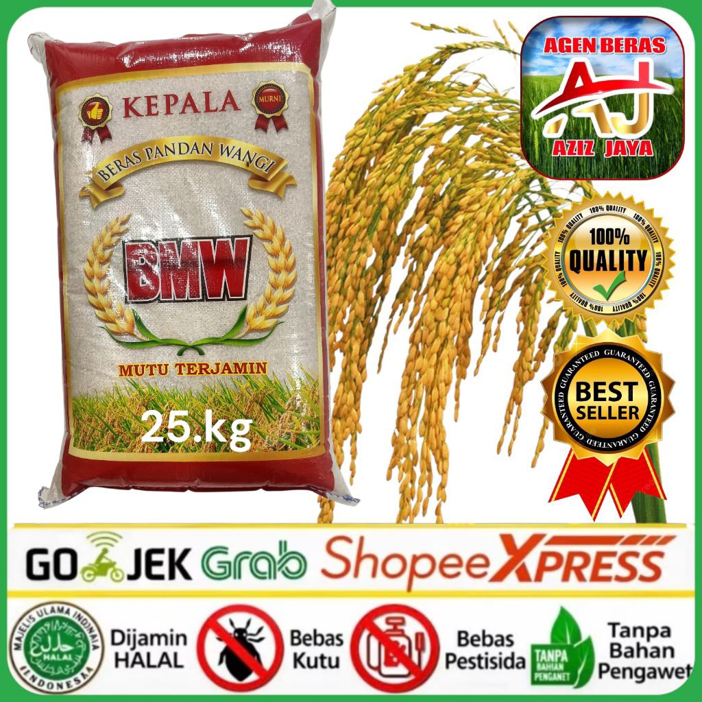 BERAS BMW PANDAN WANGI 25.Kg