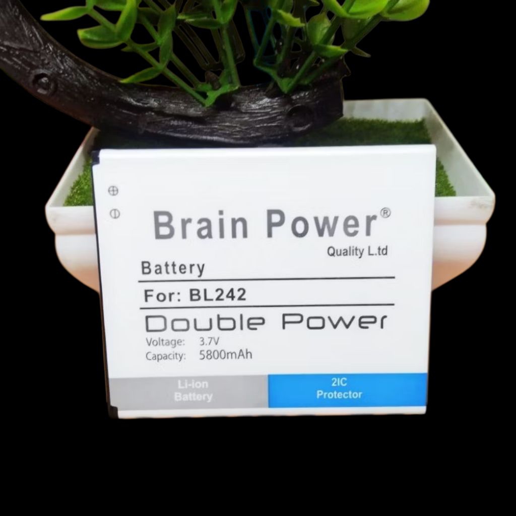 BATERAI BATRE LENOVO A6000 KODE BL-242 DOUBLE POWER BATTERY HP