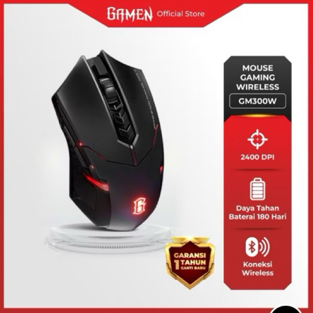 gamen GM300W Mouse Gaming Wireless