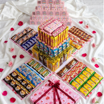 Snack Box Surprise Box Snack Tower Loncat Surprise Money Kado Ulang Tahun Anak Pacar
