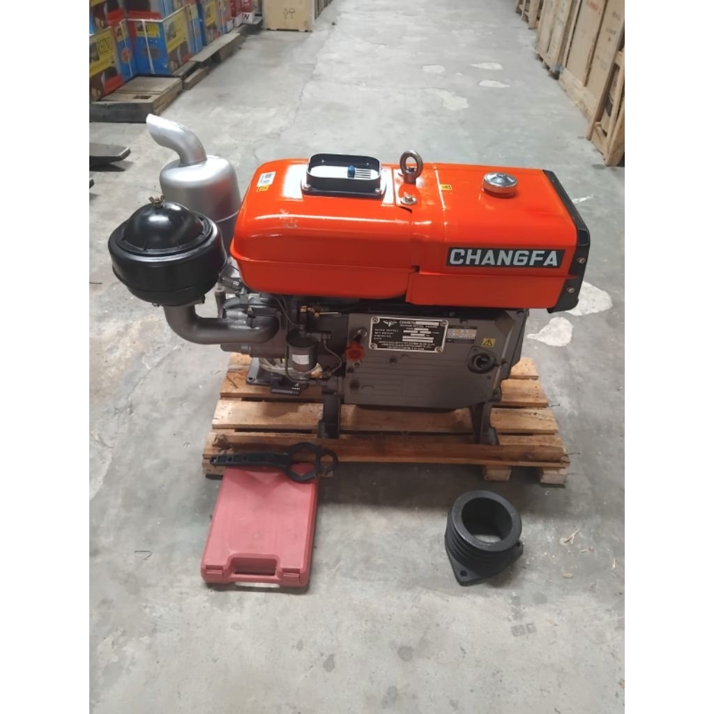 Diesel S1115 Changfa Hopper 24HP Mesin Penggerak Gilingan
