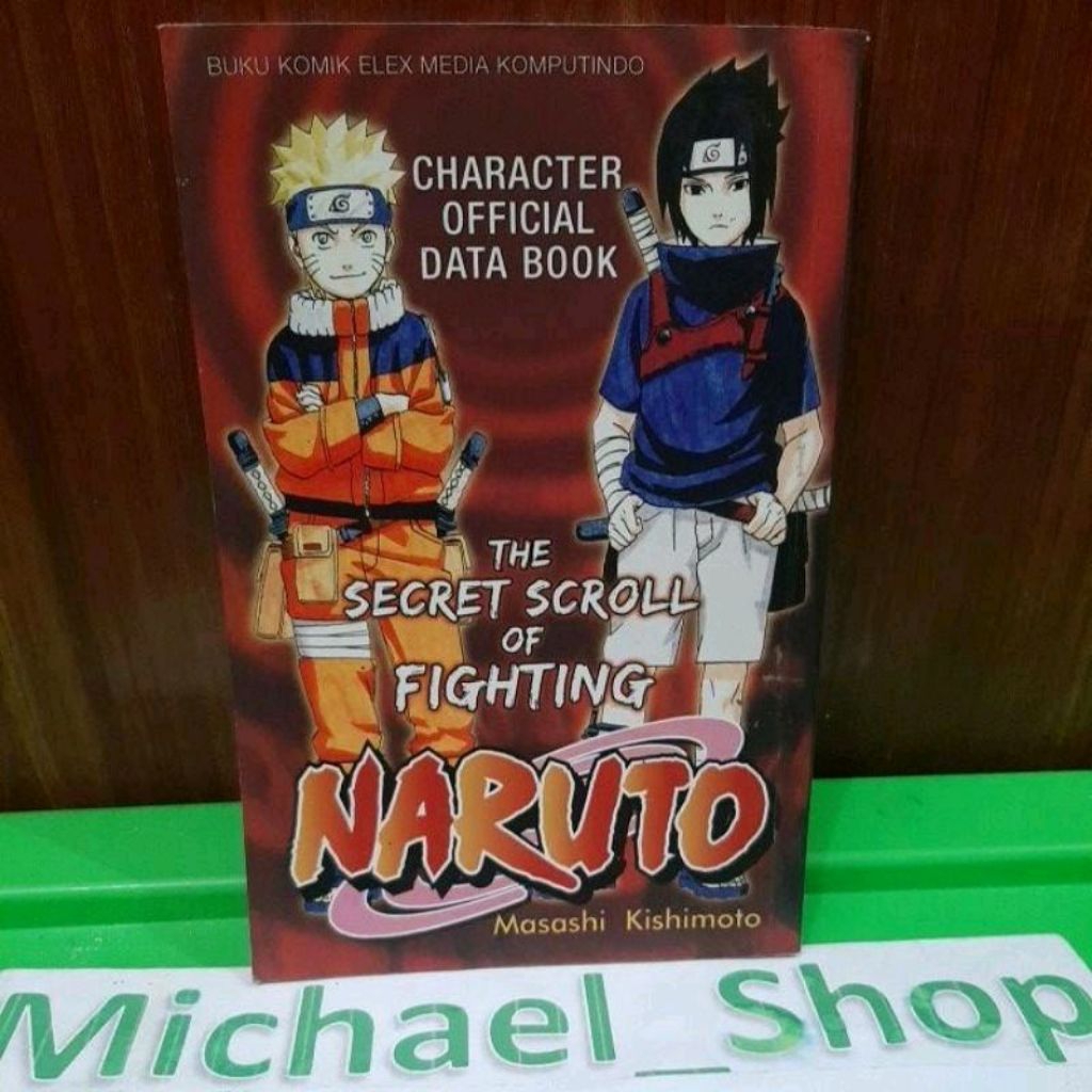 Komik Naruto Character Official Data Book The secret scroll of fighting