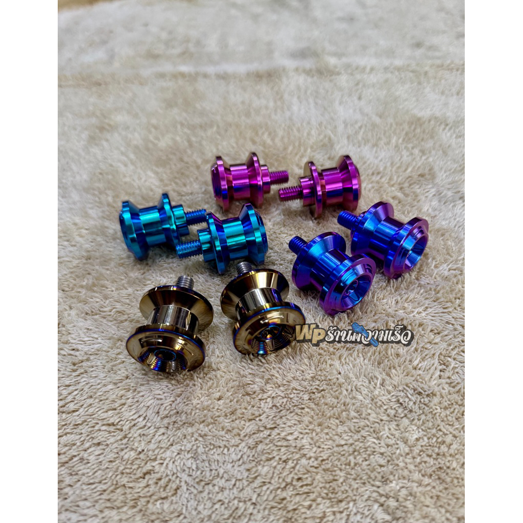 jalu paddock / pedok titanium universal drat 12 untuk ninja r rr ss rx king dll