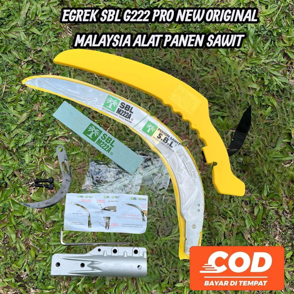 Egrek Sawit SBL G222 PRO NEW Bonus Taji asah,cover Original Malaysia Dari Baja Premium