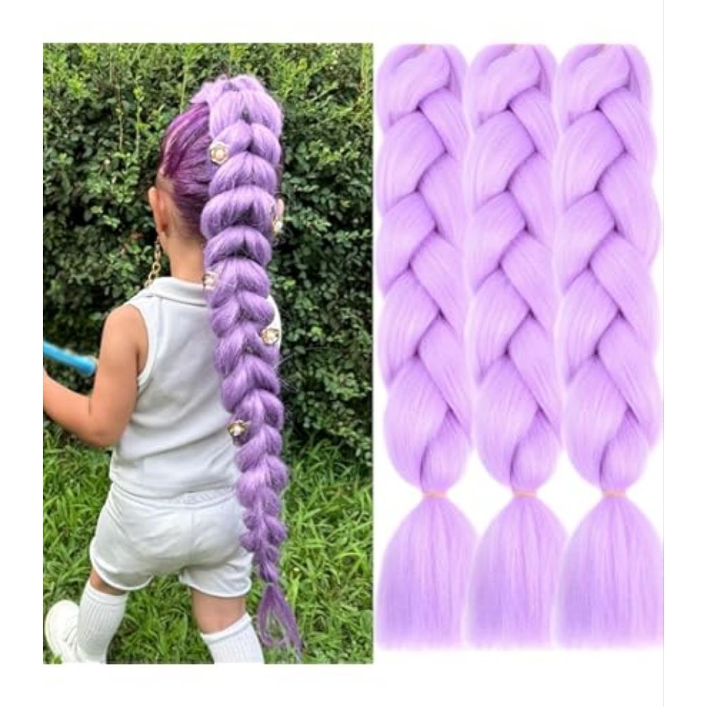 Cosplay Rambut sambung kepang jumbo/Rambut sambung kepang Rumi