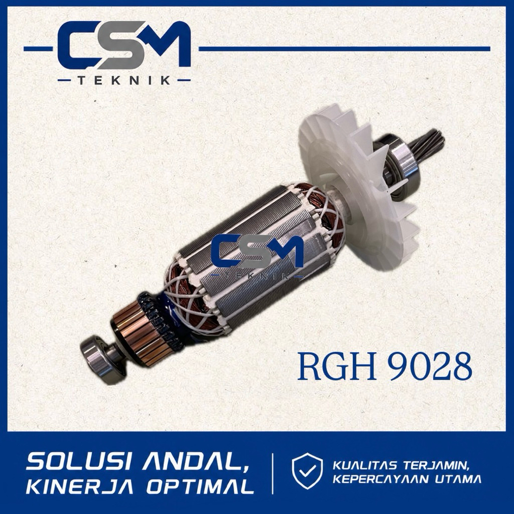 ARMATURE ANGKER MESIN ROTARY HAMMER INGCO RGH 9028 ANGKER BOR BOBOK INGCO RGH9028