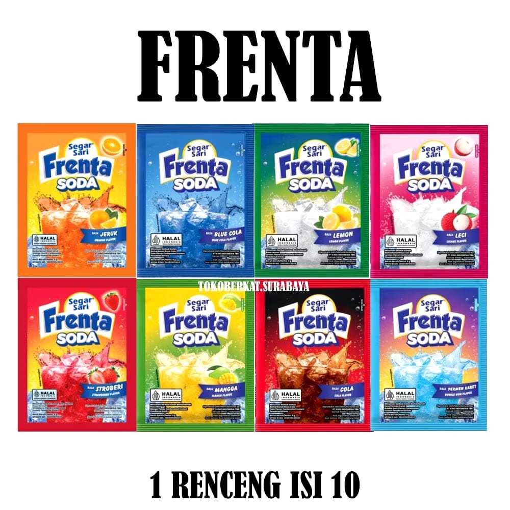 Frenta Soda Renceng Rasa Rasa Bubuk