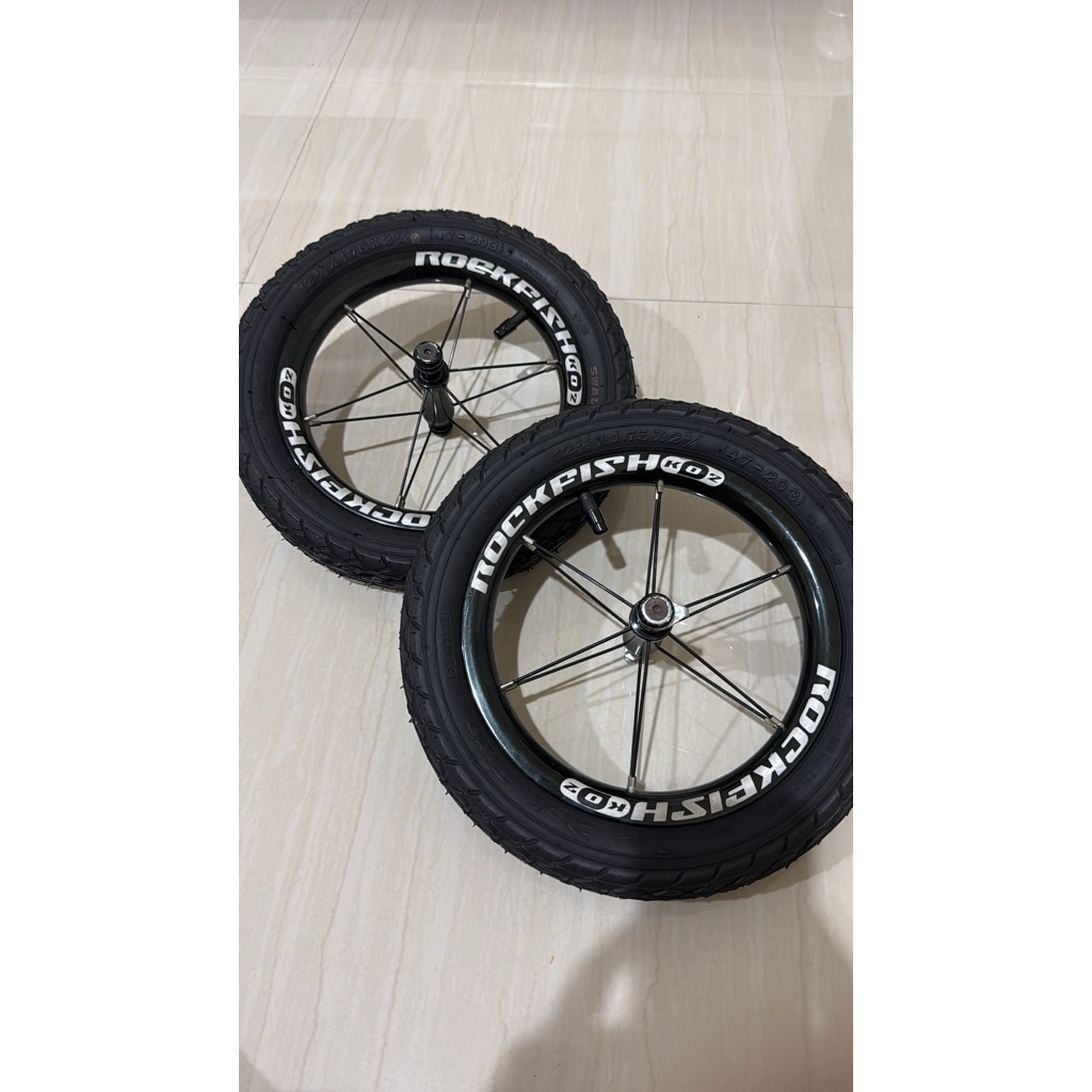 Wheelset Velg Pushbike Rockfish K02 12 Inch Alloy (Second/Preloved) T1274