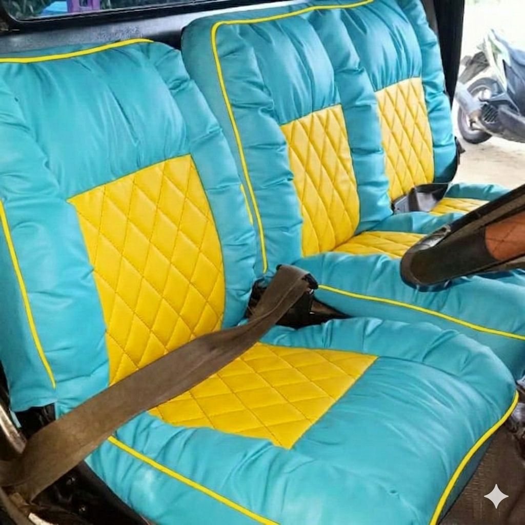 sarung jok L300 sofa dan new carry/carry tayo sofa wajik 2 warna