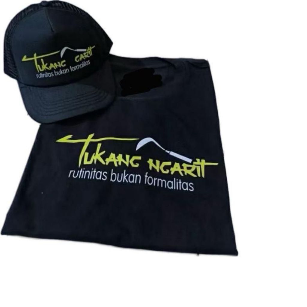 KAOS TUKANG NGARIT BONUS TOPI// KAOS TUKANG NGARIT