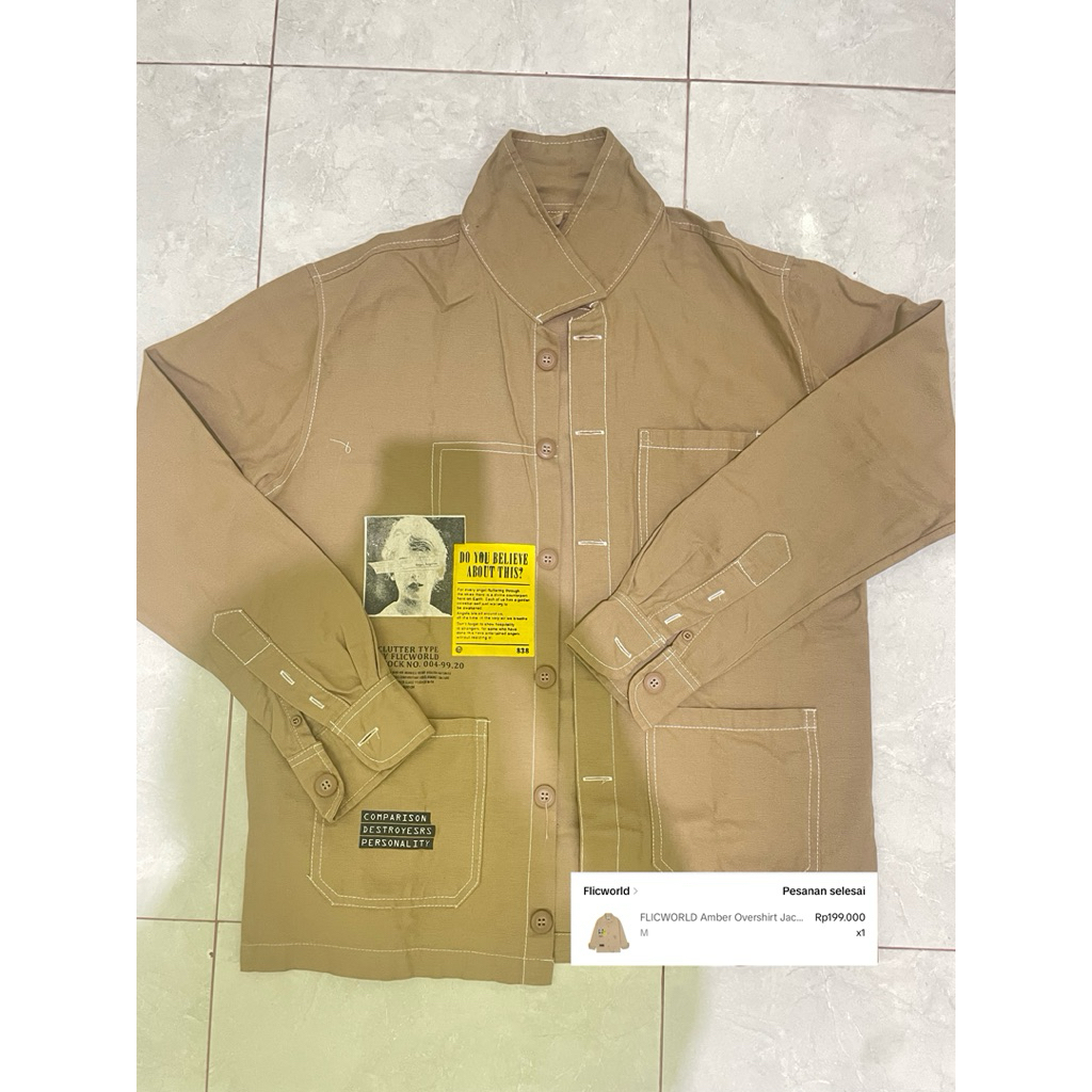 PRELOVED FLICWORLD Amber Overshirt Jacket