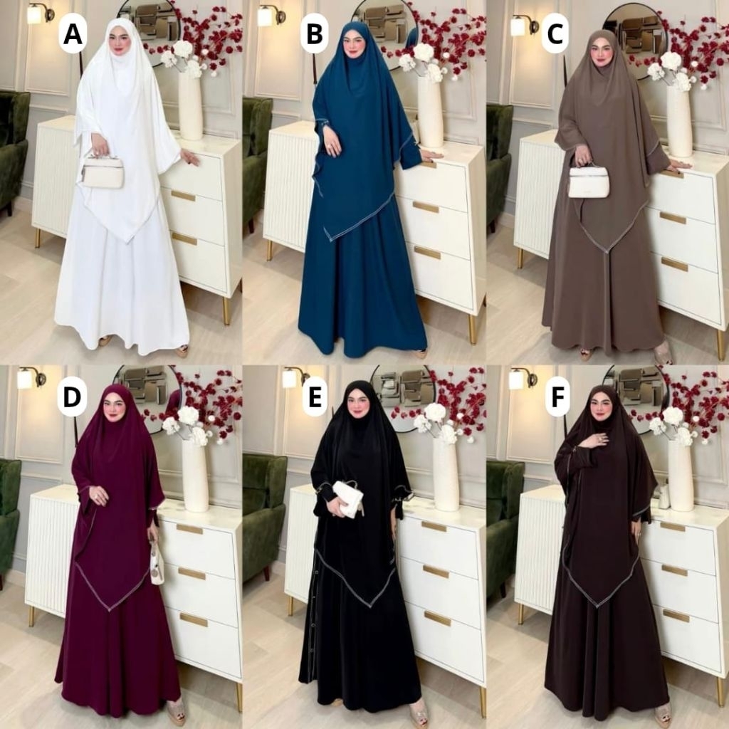 Zuhra Set Syari Series By Poppy
