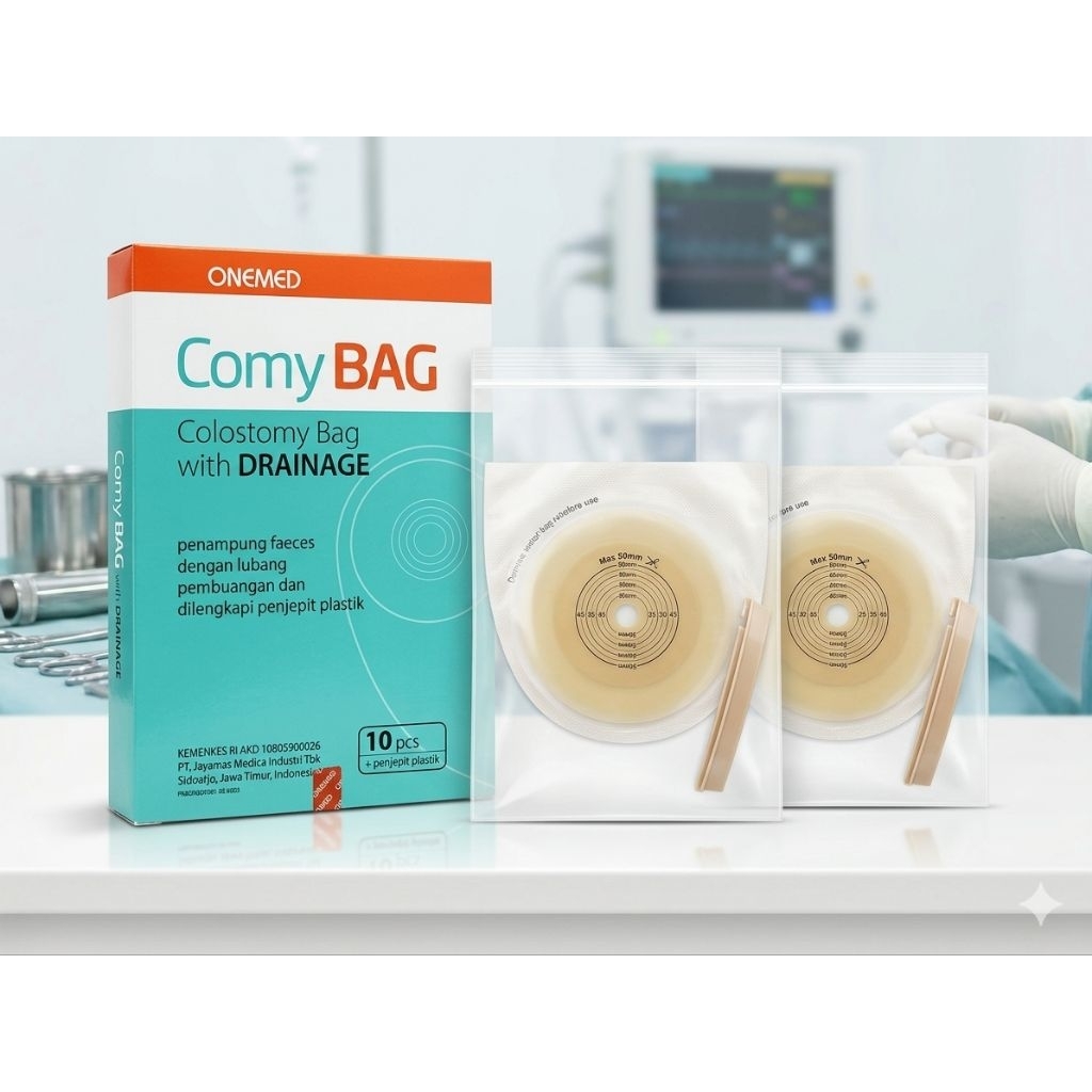 ONEMED - Colostomy bag dewasa - Kantong colostomy