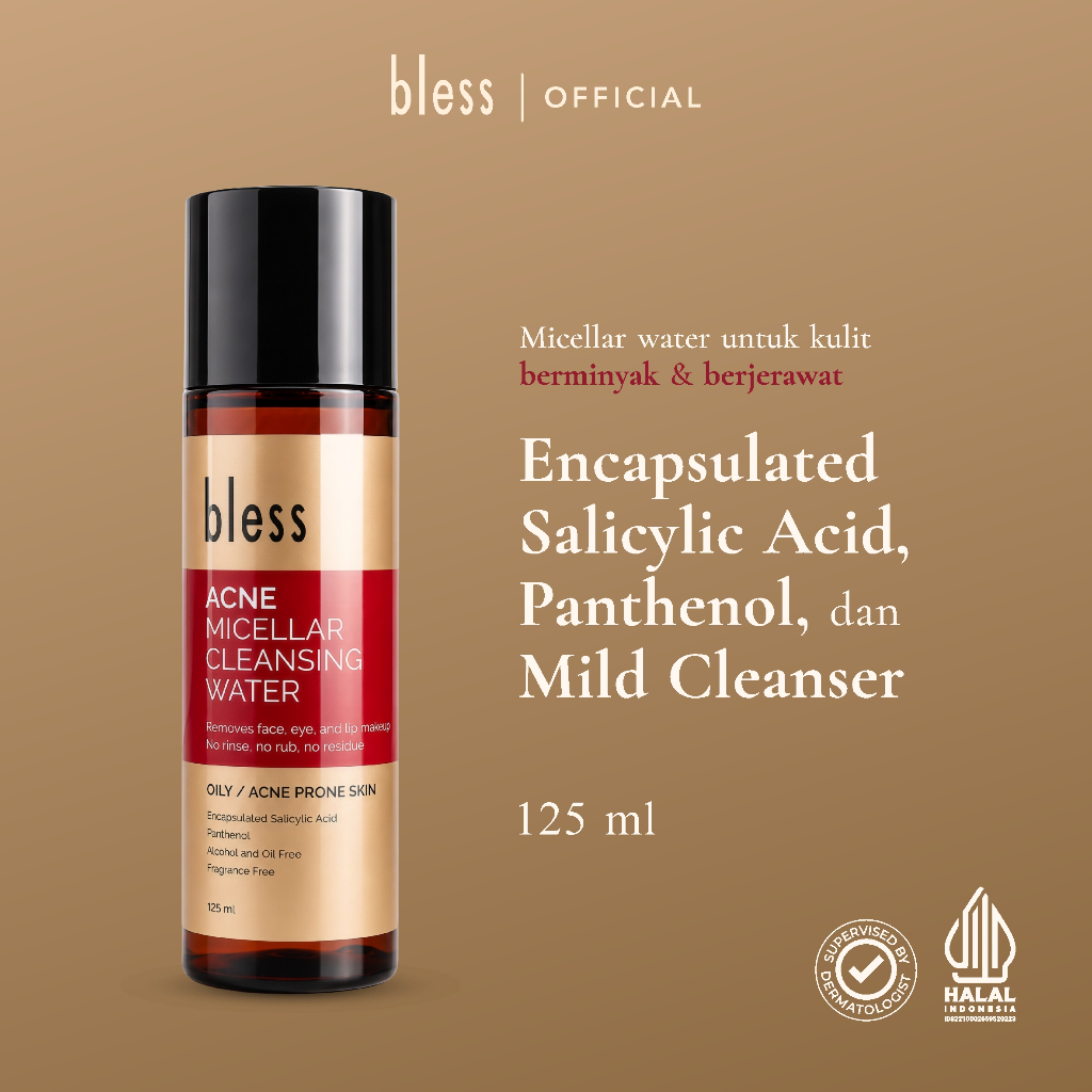 Bless Acne Micellar Cleansing Water 125ml | Micellar Water For Acne Prone Skin