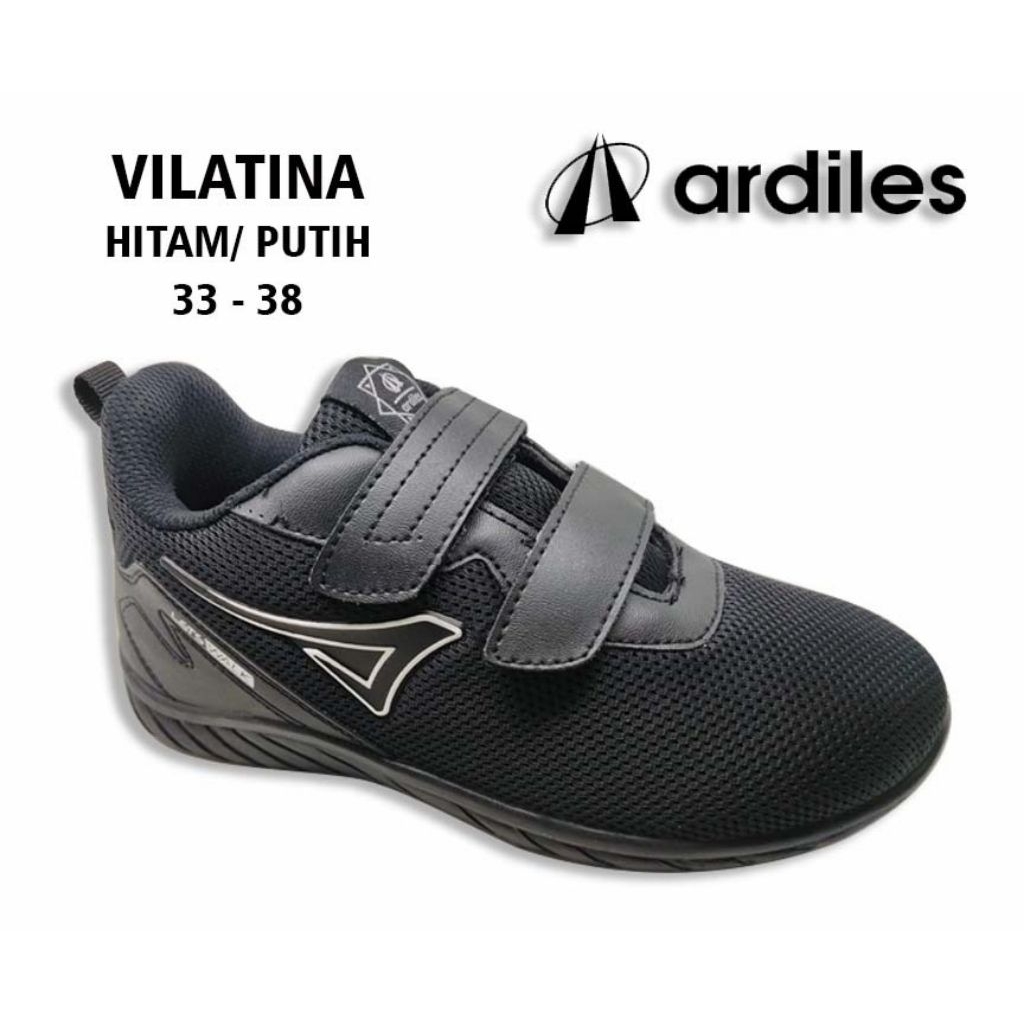 Ardiles Sepatu Anak Vilatina Hitam/Putih