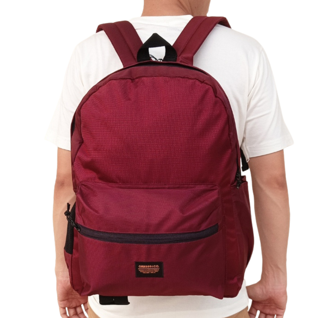Ork689 Tas Ransel Kantor Pria Bagpack Punggung Bp Makilah Maroon