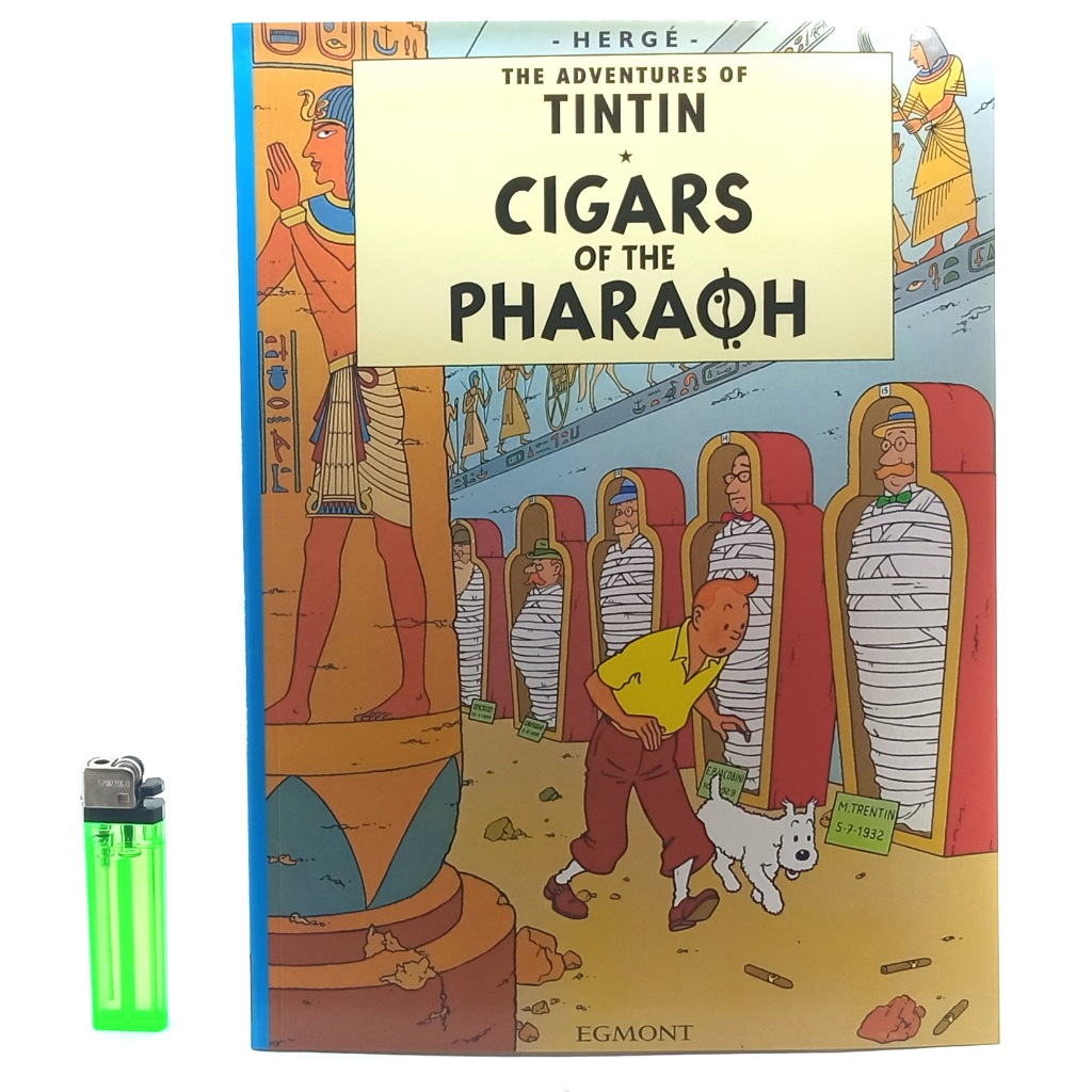 Komik Egmont Tintin C1gars Of The Pharaoh C3rutu Sang Faraoh Format Lebar Bahasa Inggris Original