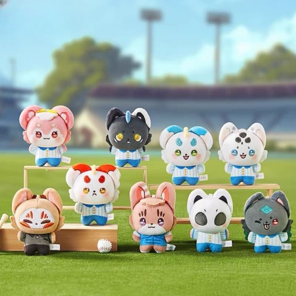 KIKO TOYS | Fei Ren Zai Baseball Series Plush Original Boneka Anime Koleksi Pajangan Cute