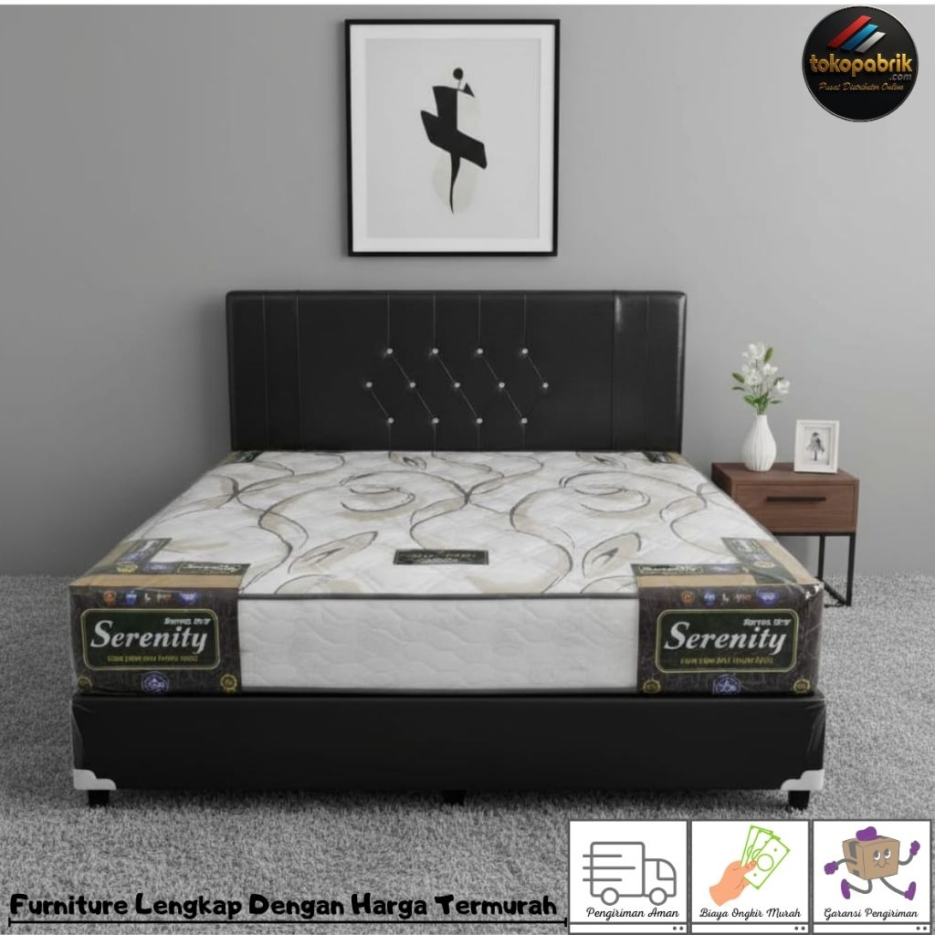 Kasur Springbed Elite Serenity / Matras Springbed Tebal 26cm Ukuran 160 Murah Bandung Soreang