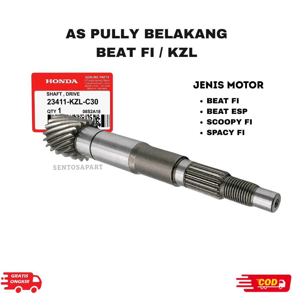 AS PULLY BELAKANG BEAT FI / ESP / SCOOPY FI / SPACY FI