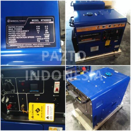 GENSET SILENT TERBAIK GENERAL MT9000GS 7000 WATT TERBAIK