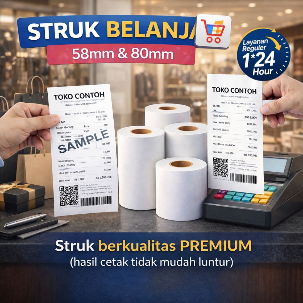 Cetak Custom Struk Belanjaan