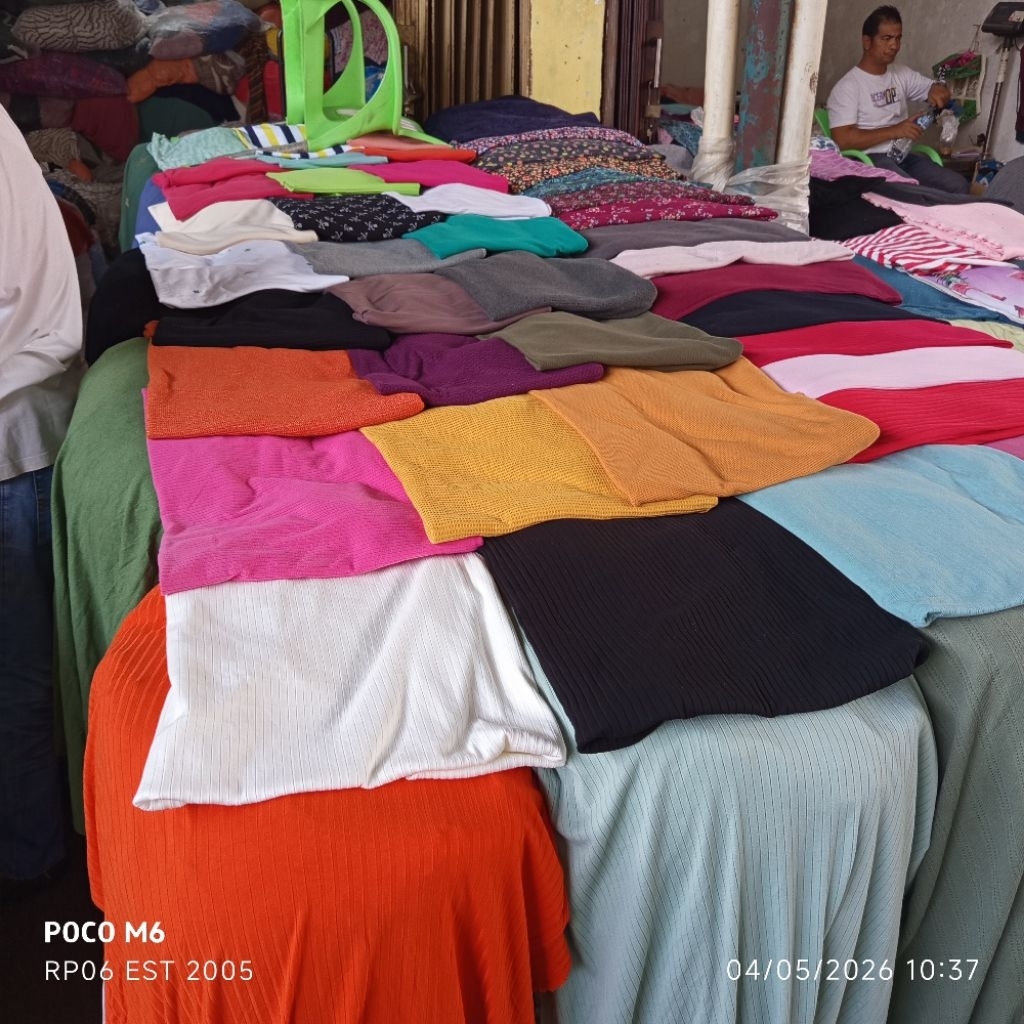 HARGA/0,5 M | BAHAN HORNET KNIT | KAIN KAOS CABUT JARUM | BAHAN MANGO KNIT | BAHAN KNIT SALUR