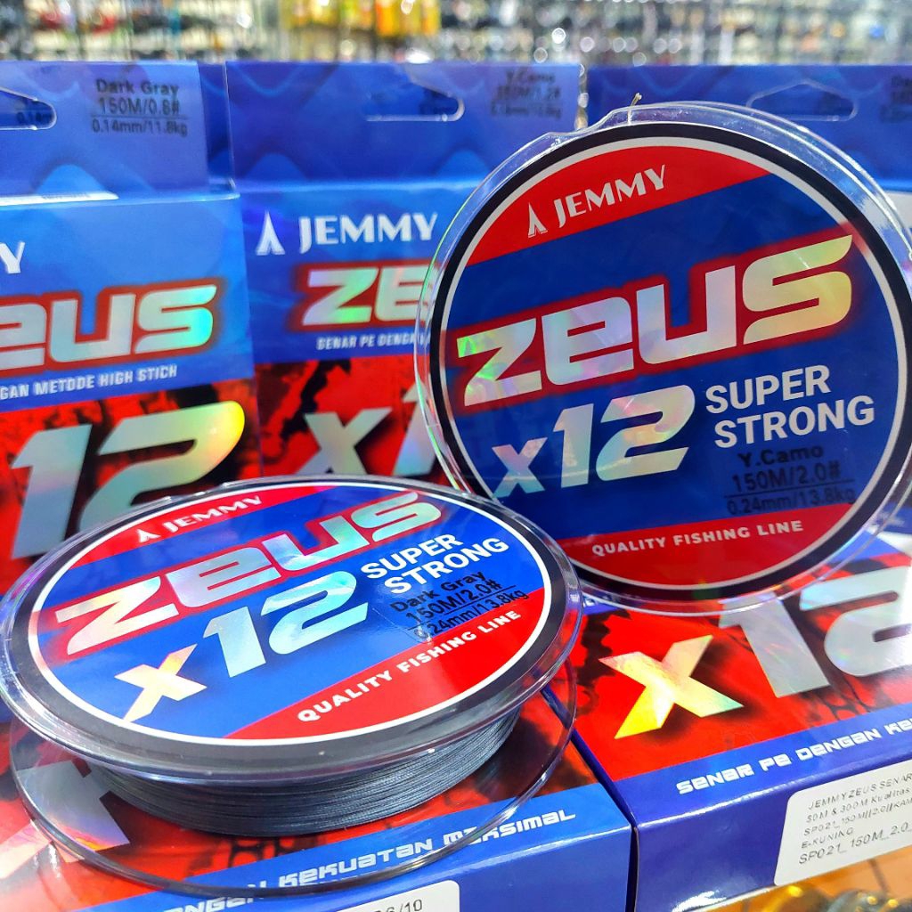 Senar PE Jemmy ZEUS x12 Super Strong