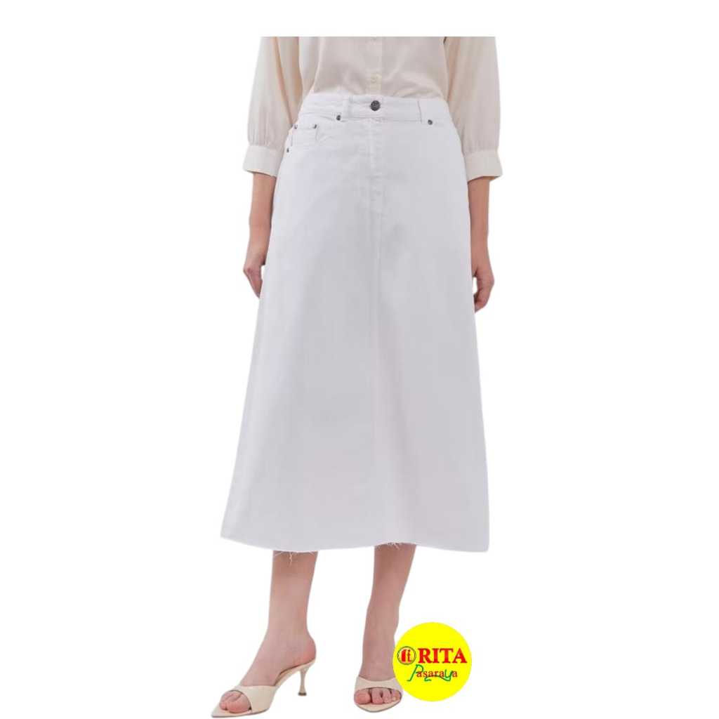 Dust Rok Sabina 7/8 Wanita / Rok Midi Wanita