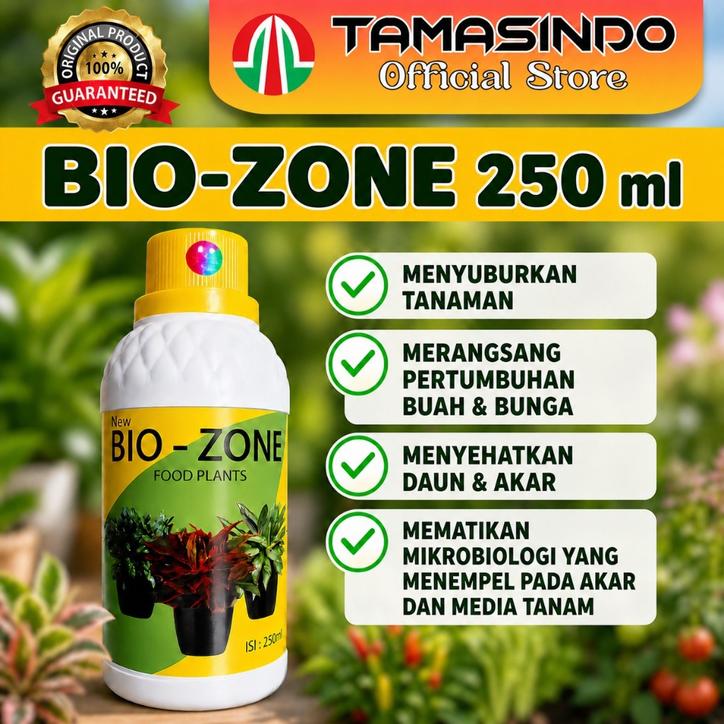 BIO-ZONE 250ML - Penyubur Tumbuhan dan Membunuh Mikrobiologi pada Tumbuhan