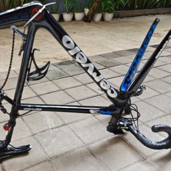 ROADBIKE FRAME CERVELO + STANG DAN JOK R3 ORIGINAL SIZE 48 SECOND VERY GOOD + Shimano Ultegra