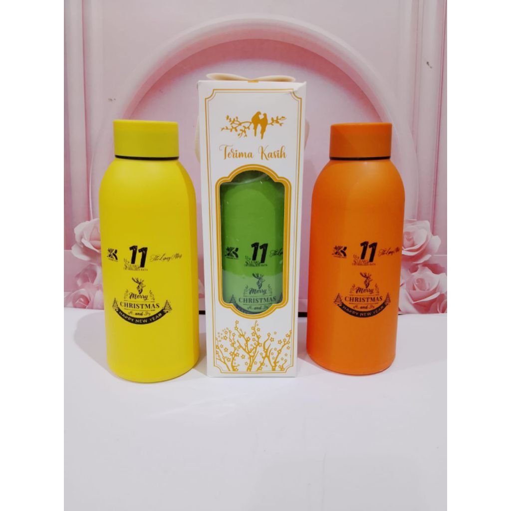 TUMBLER KACA SMILE CUSTOM SABLON BOX SOUVENIR