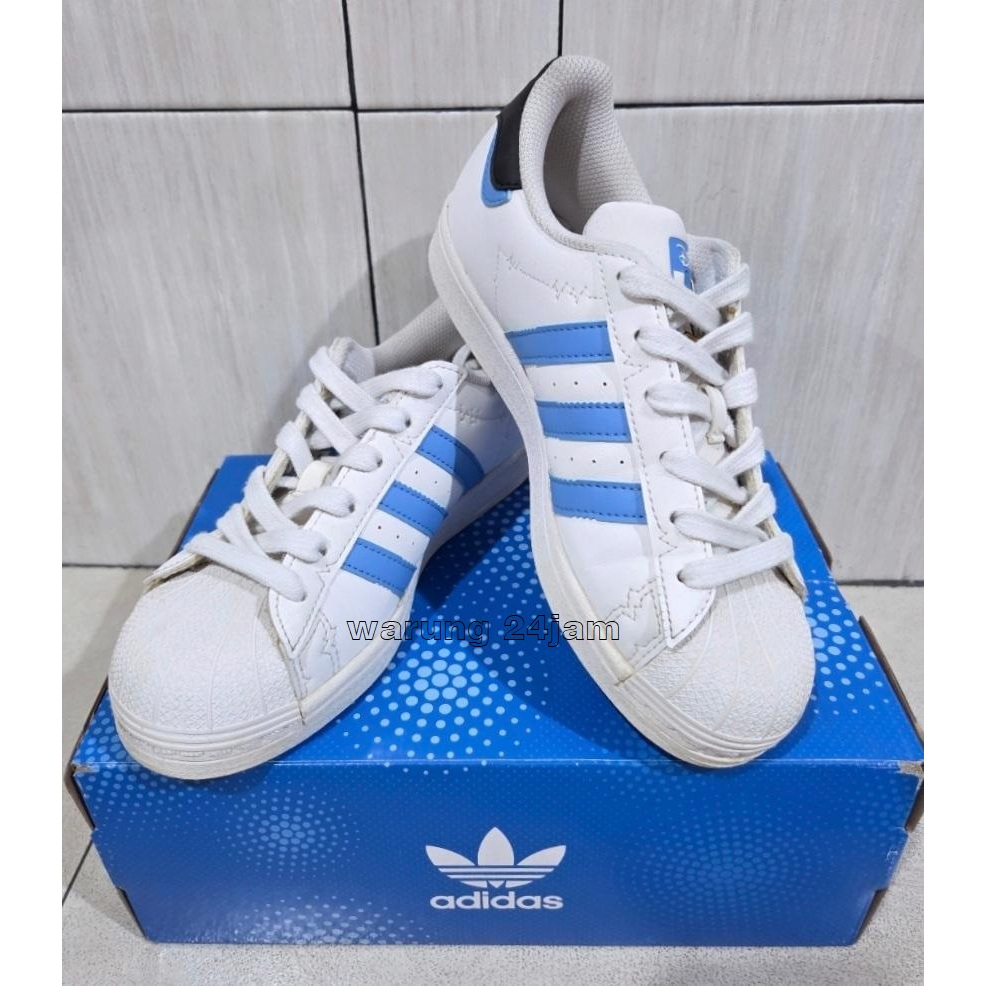 sepatu adidas superstar donald duck disney limited edition cloud super star anniversary shoe wanita 