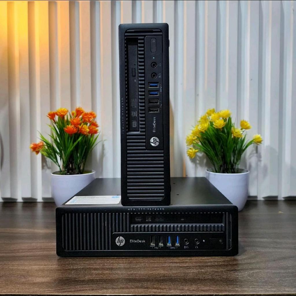 PC MINI Hp 800 G1 Usff Intel Core i7-4770T Gen4 Ram 16Gb Ssd 512Gb ( BERGARANSI )