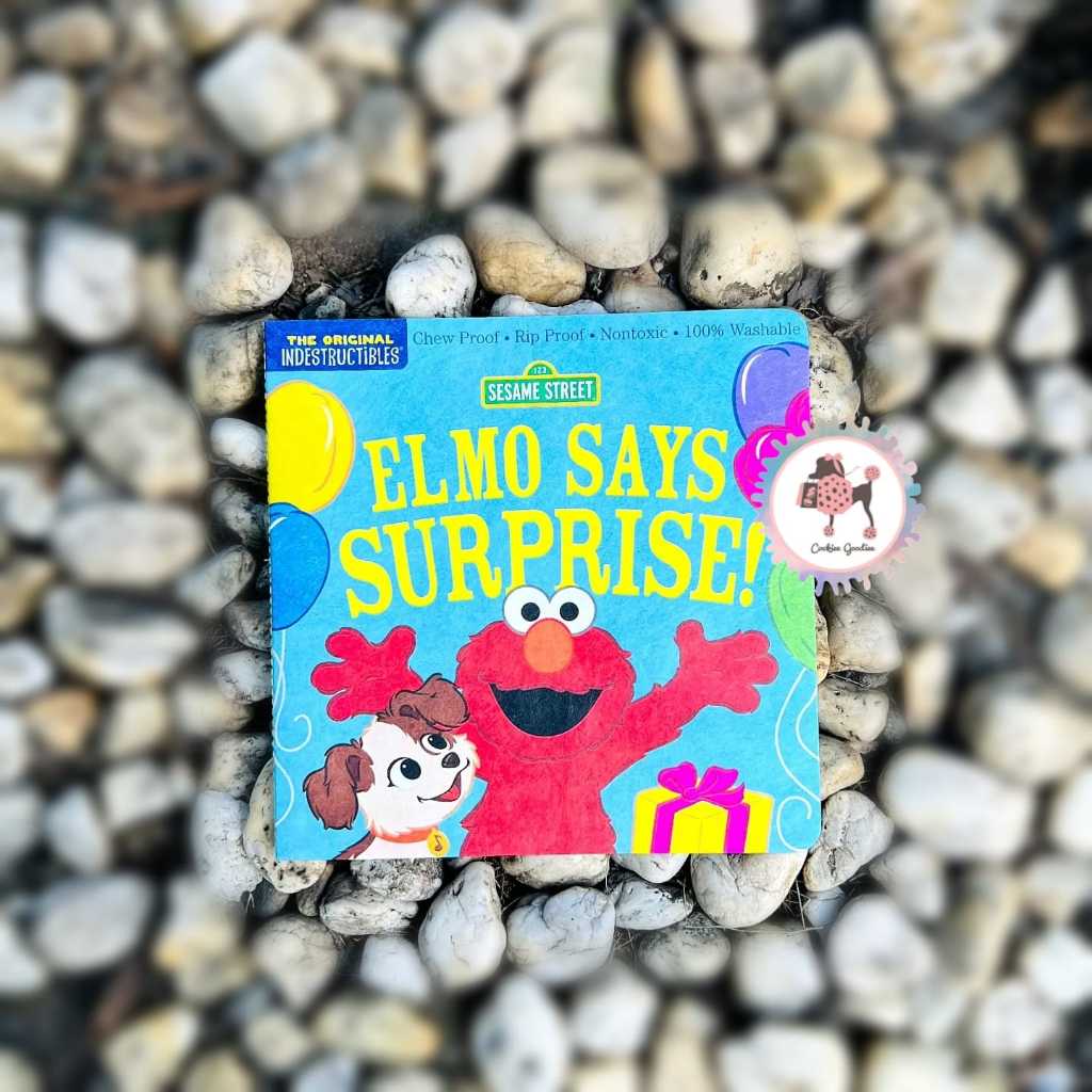Sesame Street Elmo Says Surprise Book
