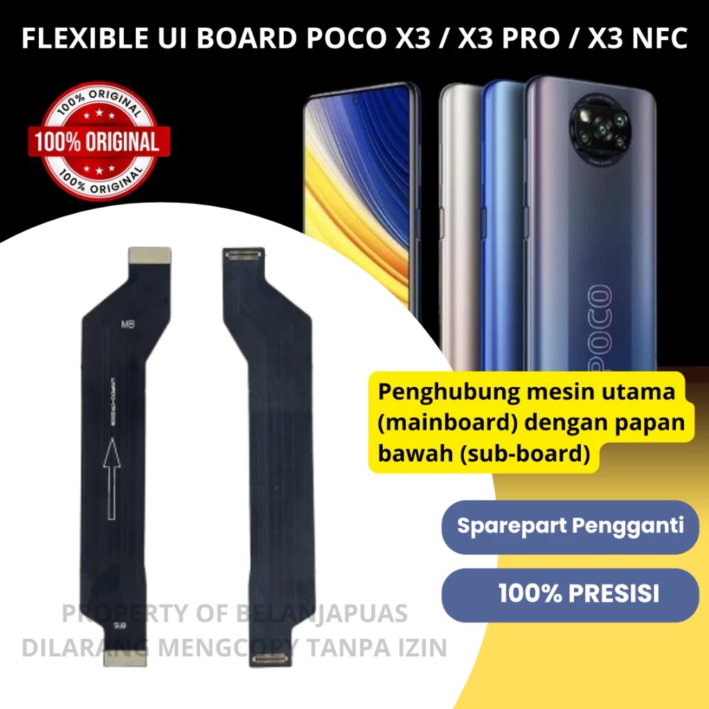 Flexible Ui Board Main Board XIAOMI POCOPHONE POCO X3 - X3 NFC flexible board xiaomi poco x3 nfc fle
