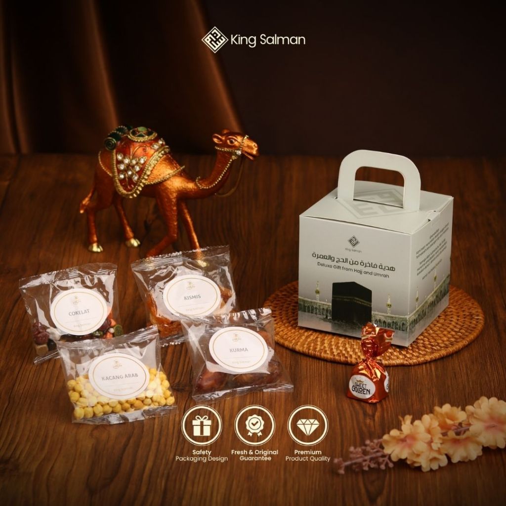 King Salman – SHAFA GREY Non Zamzam| Oleh Oleh Haji & Umroh Premium Lengkap l Paket Gift Hampers Sou