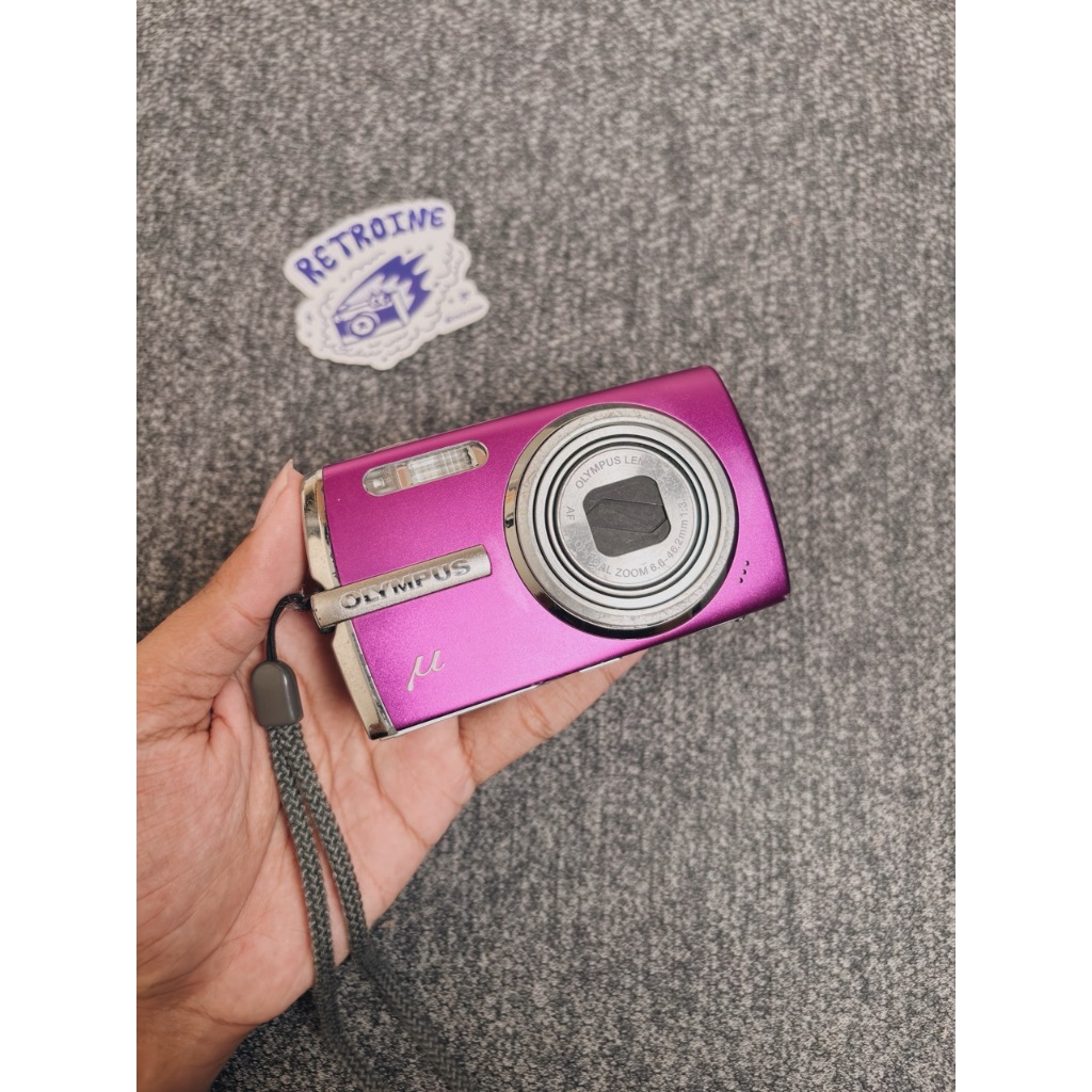 Digicam Kamera Pocket Digital Olympus mju 1010 in purple