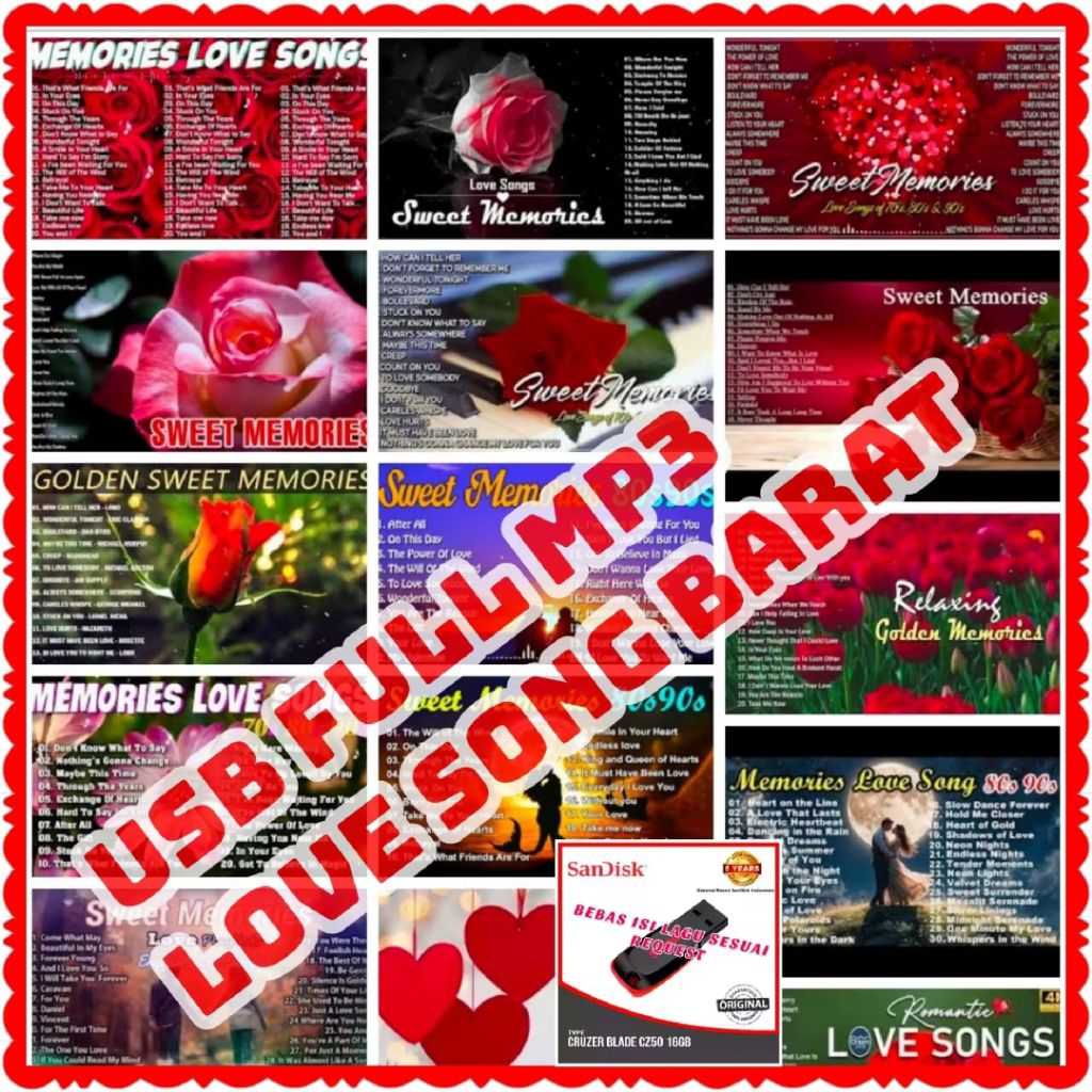 FLASHDISK LAGU NOSTALGIA BARAT-FLASHDISK LAGU LAGU BARAT-FLASHDISK ISI LAGU MP 4 POP BARAT