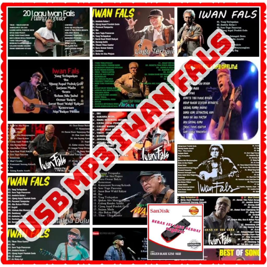 FLASHDISK ISI LAGU IWAN FALS-FLASHDISK MUSIC IWAN FALS-USB ISI LAGU IWAN FALS-FLASHDISK MOBIL