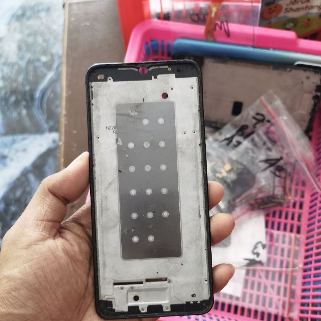 FRAME TATAKAN LCD SAMSUNG M20 ORI COPOTAN