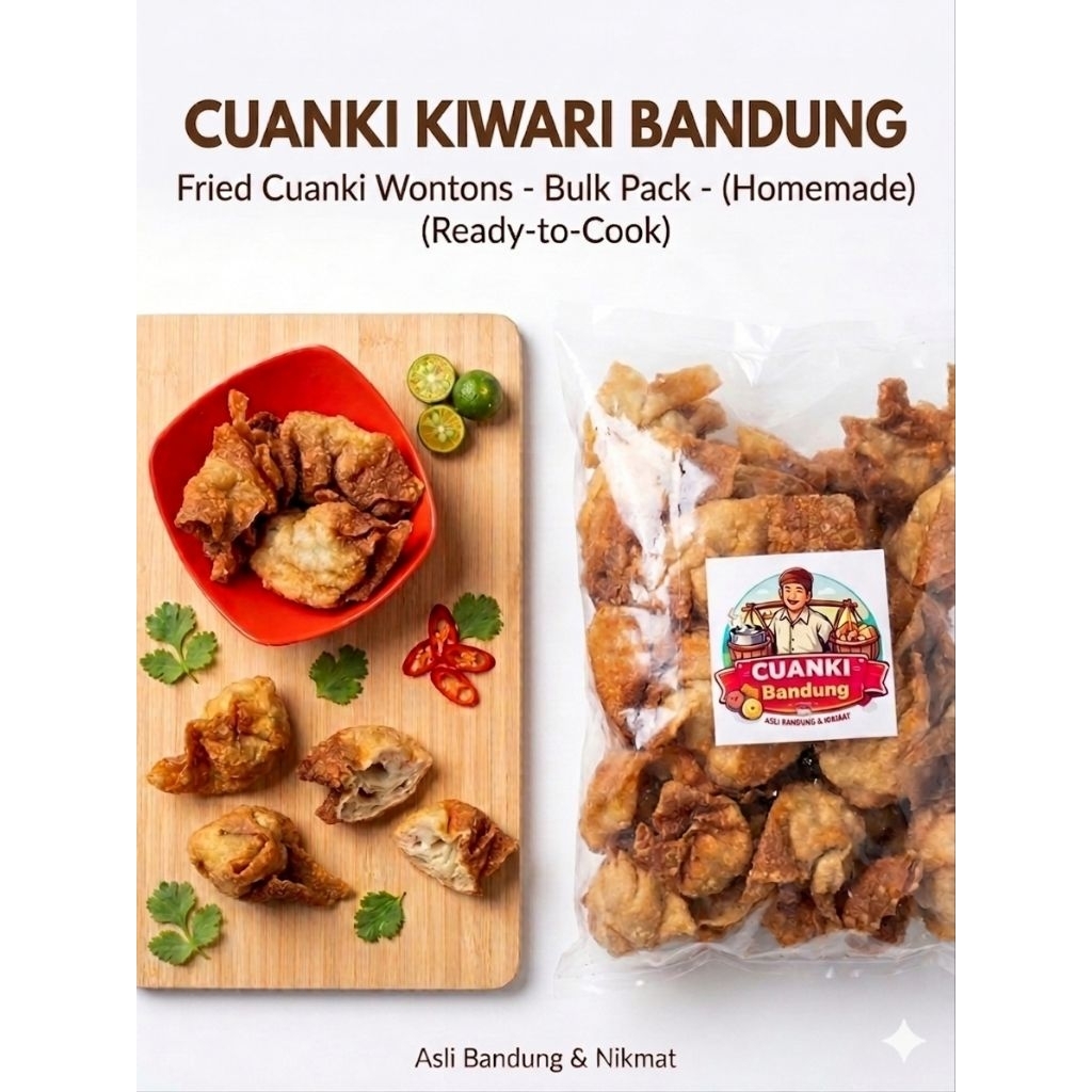CUANKI KEMASAN| Cuanki Siomay Ikan Kiwari | Kemasa Plastik Packan (1 pack isi 25 pcs) | BACA DESKRIP