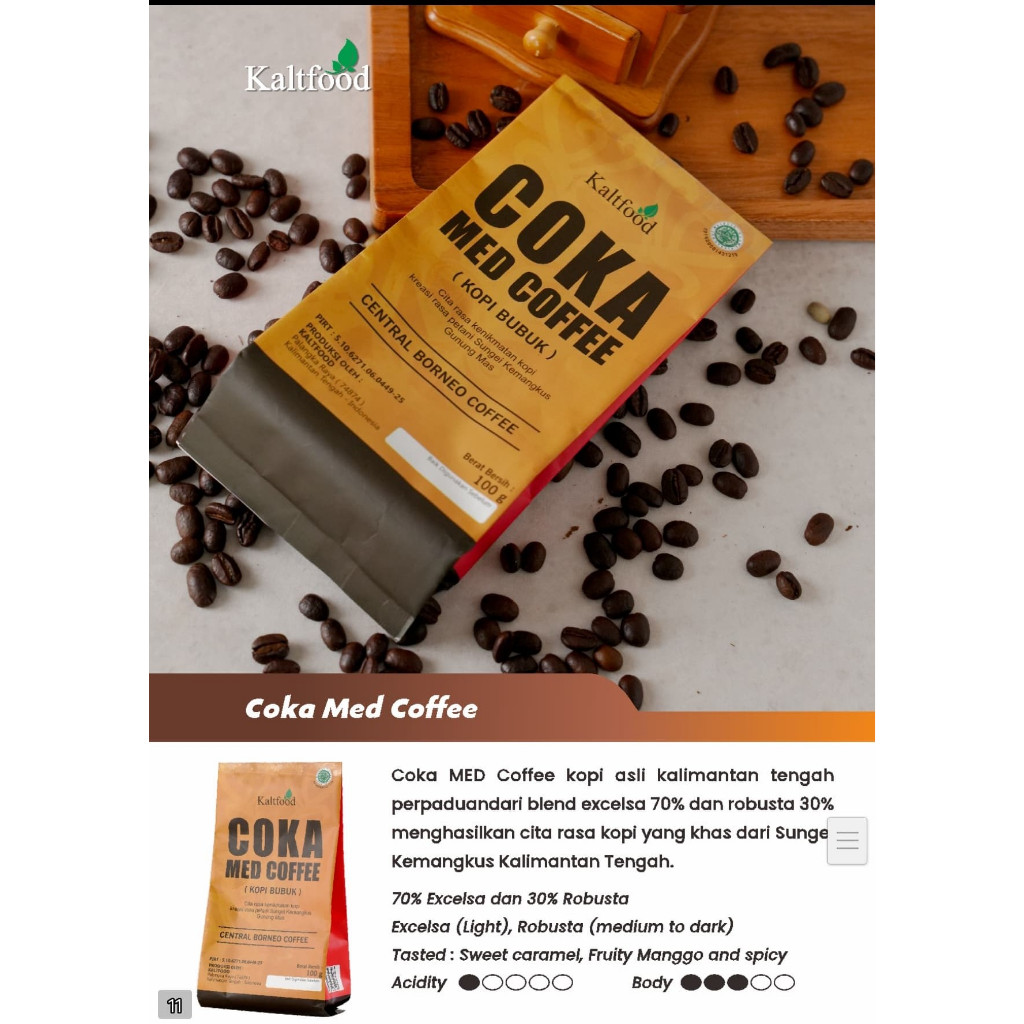 coka med, coka excelsa, coffee kalimantan, kopi excelsa, coffee kalimantan excelsa, kopi robusta dan