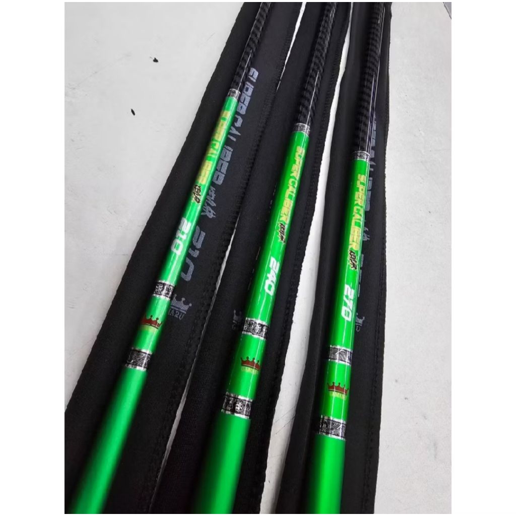 JORAN TEGEK GAMARU SUPER CALIBER KEVLAR GREEN EDITION 210/240/270 .... MURAH