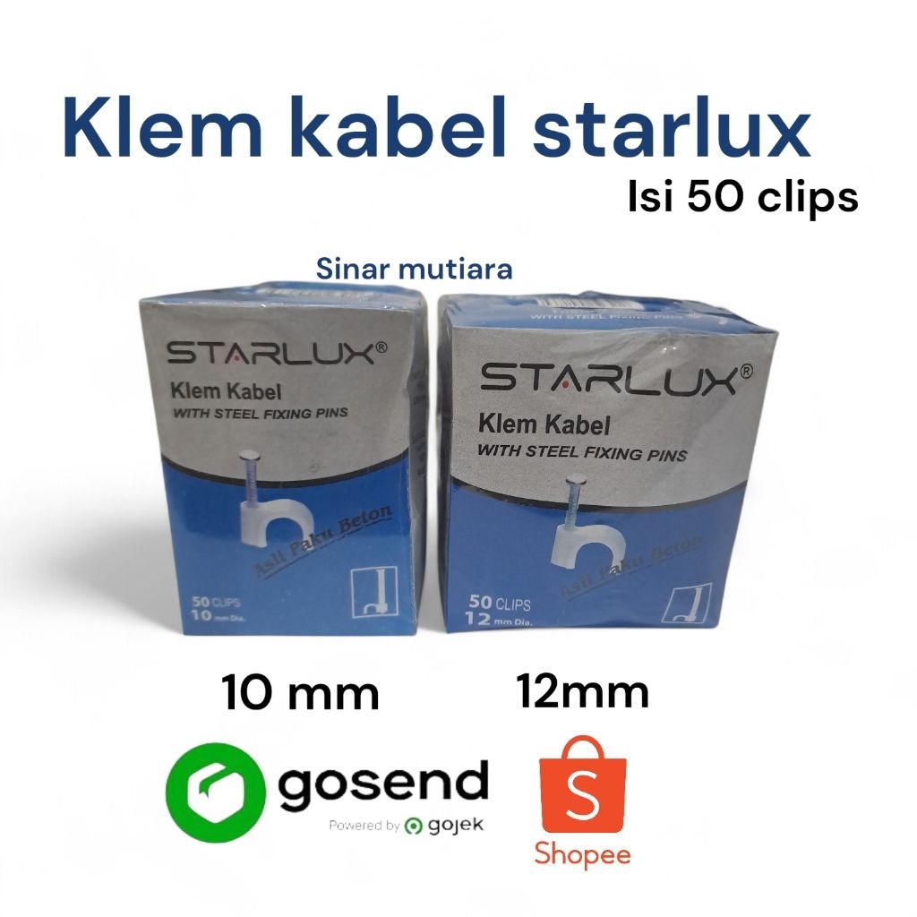 Klem kabel starlux 10mm 12mm
