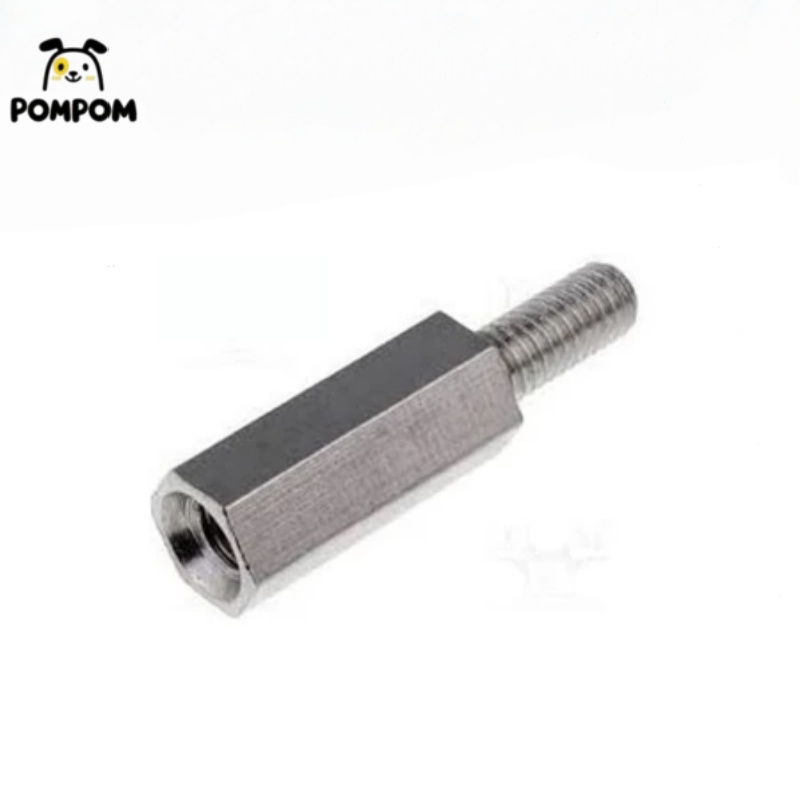Spacer Baut PCB Hex M4 M5 4mm 5mm 6mm 10mm Hingga 60mm Spacer Kuningan Sekrup Kunci 6 7